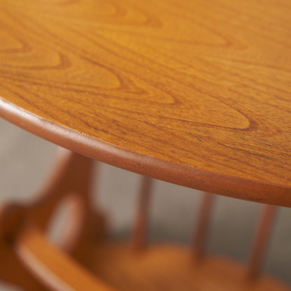 ヴィンテージ マガジンラック付き サイドテーブル