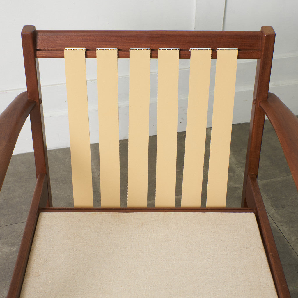 イギリスヴィンテージ アームチェア / 張替済