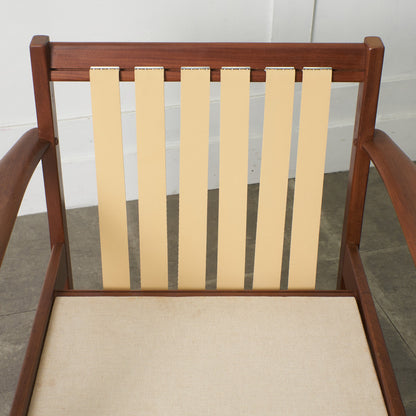 イギリスヴィンテージ アームチェア / 張替済