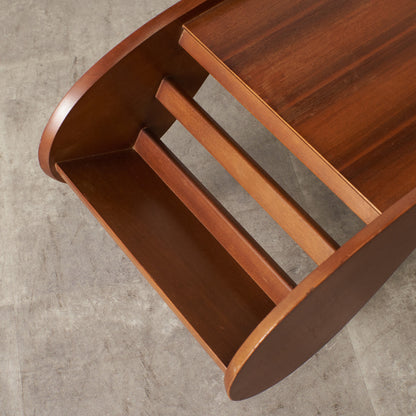 ヴィンテージ サイドテーブル / マガジンラック付き