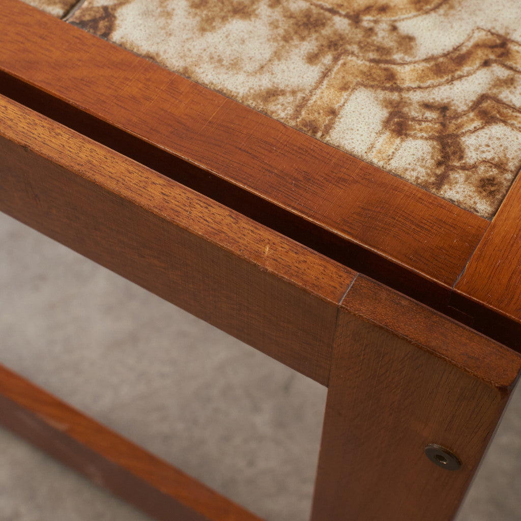 デンマークヴィンテージ タイルトップ コーヒーテーブル