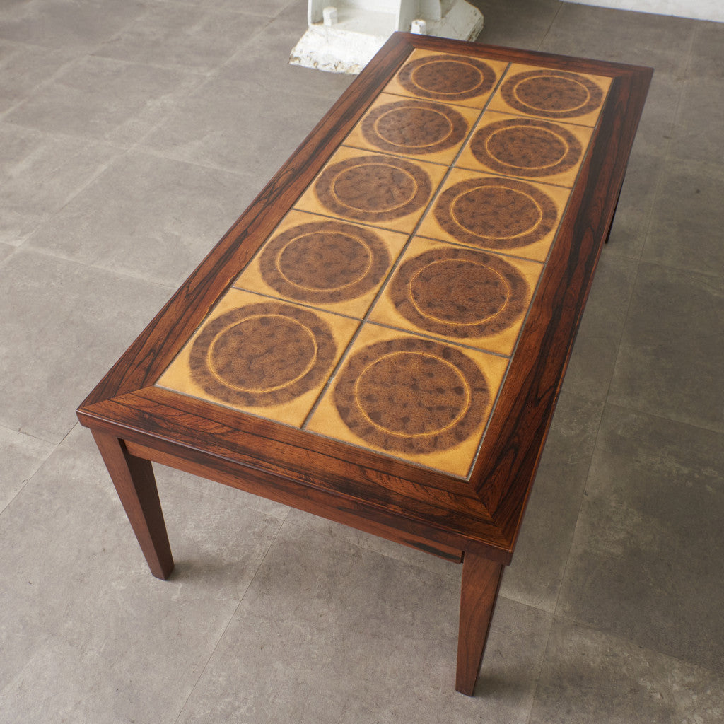 デンマークヴィンテージ タイルトップ コーヒーテーブル