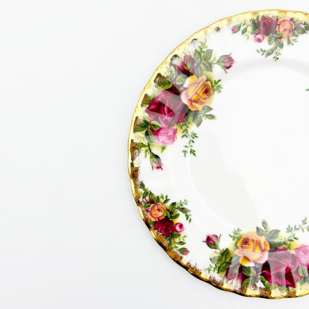 ロイヤルアルバート　オールドカントリーローズ　 ケーキプレート5枚セット オールドカントリーローズ ケーキプレート – rocca rocca