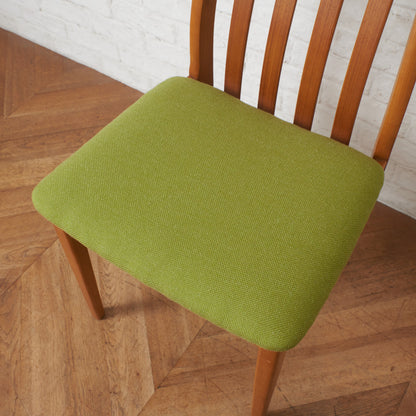 英国ヴィンテージ ダイニングチェア / 張替済