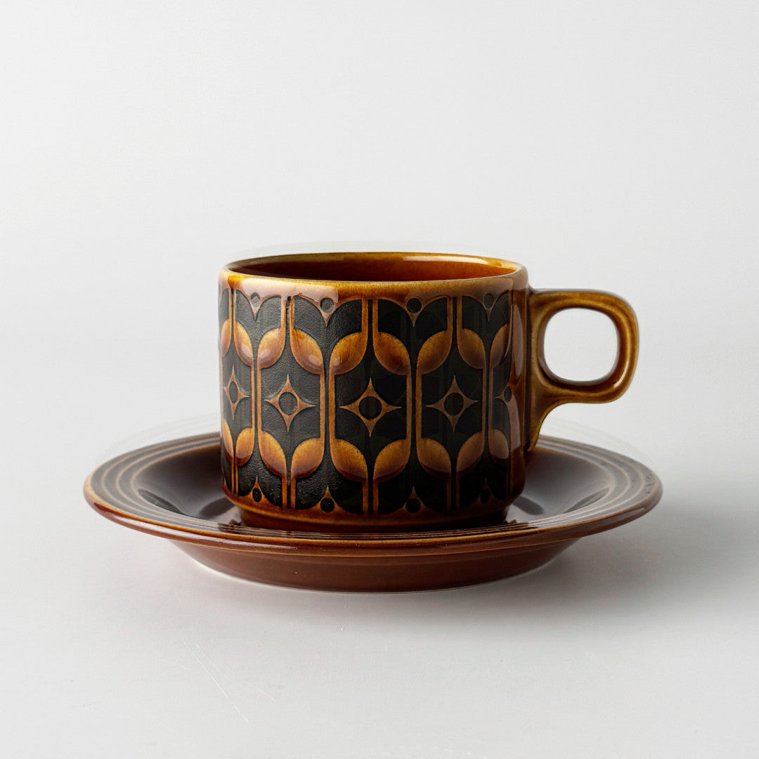 HEIRLOOM エアルーム カップ&ソーサー Autumn brown