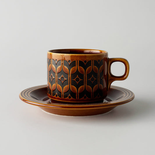 HEIRLOOM エアルーム カップ&ソーサー Autumn brown
