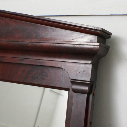 西洋アンティーク オーバーマントルミラー