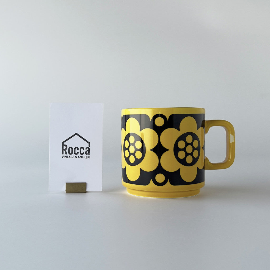 Hornsea x Magpie マグカップ Geo Flower Yellow