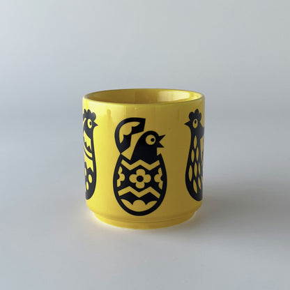 Hornsea x Magpie マグカップ Chicken Family Yellow