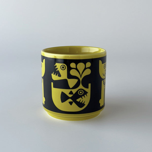 Hornsea x Magpie マグカップ Cat & Pirhana Chartreuse
