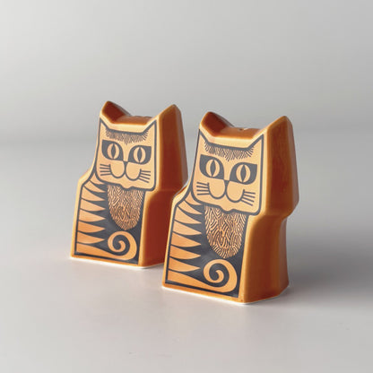 Hornsea Cat ソルト&ペッパー セット Orange