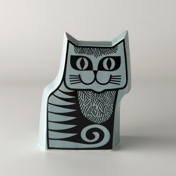 Hornsea Cat Moneybox Teal
