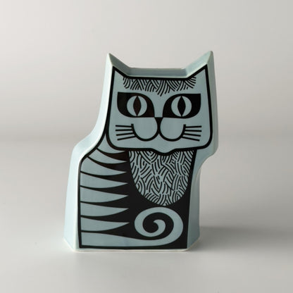 Hornsea Cat Moneybox Teal