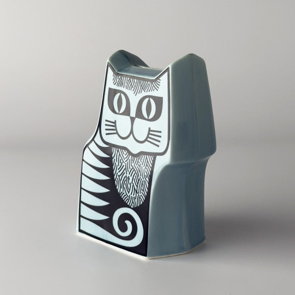 Hornsea Cat Moneybox Teal