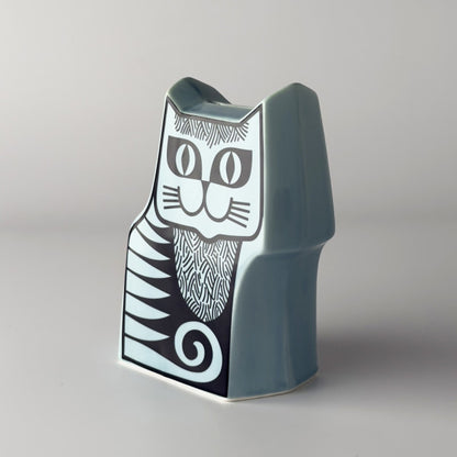 Hornsea Cat Moneybox Teal