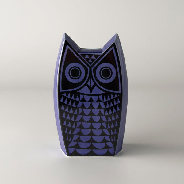 Hornsea Owl Moneybox Blue