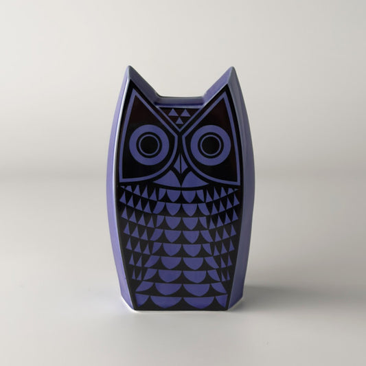 Hornsea Owl Moneybox Blue