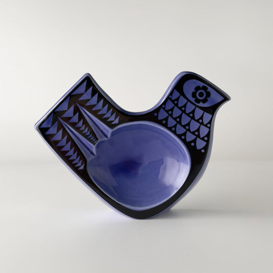 Hornsea Bird Dish large Blue
