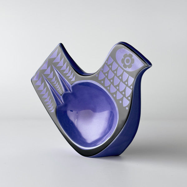 Hornsea Bird Dish large Blue