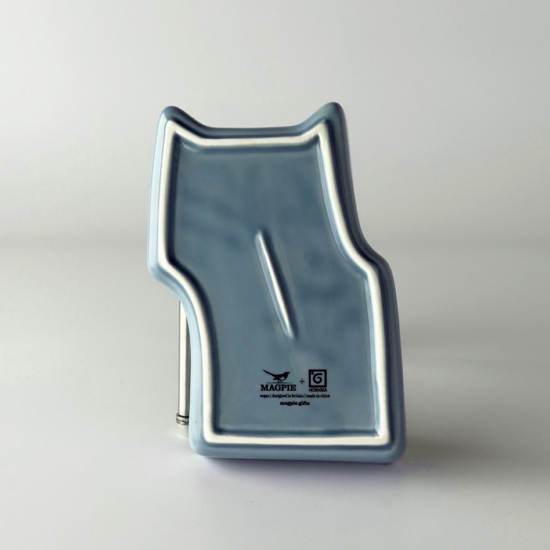 Hornsea Cat Trinket Dish Teal