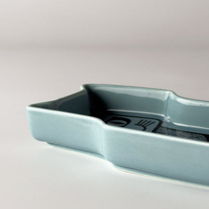 Hornsea Cat Trinket Dish Teal