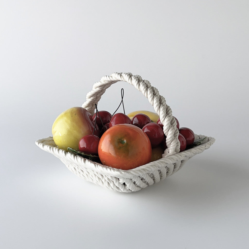 ヴィンテージ セラミック フルーツバスケット