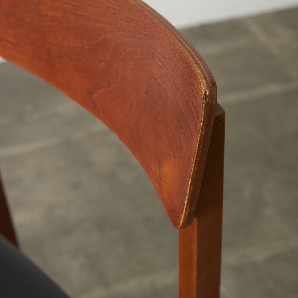 英国ヴィンテージ ダイニングチェア / 張替済