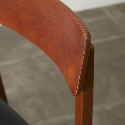 英国ヴィンテージ ダイニングチェア / 張替済