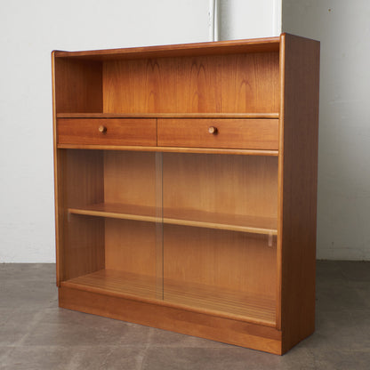 ヴィンテージ ガラスキャビネット