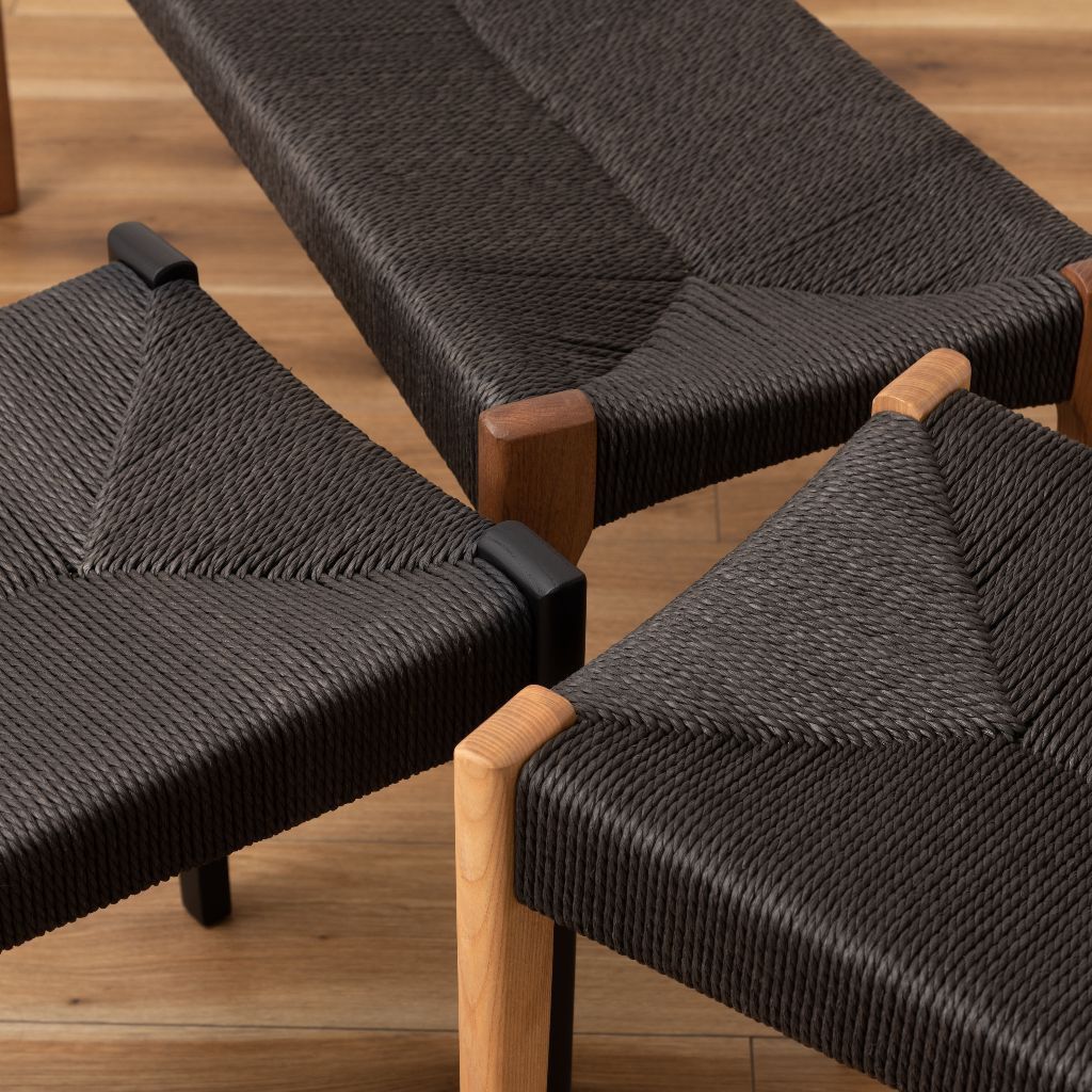 ペーパーコードベンチ Black & Brown