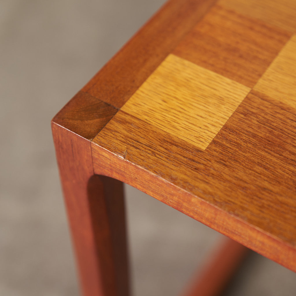 英国ヴィンテージ チェス駒付き チェスサイドテーブル