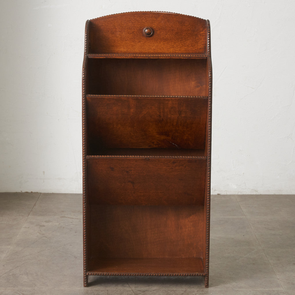 英国アンティーク マガジンラック