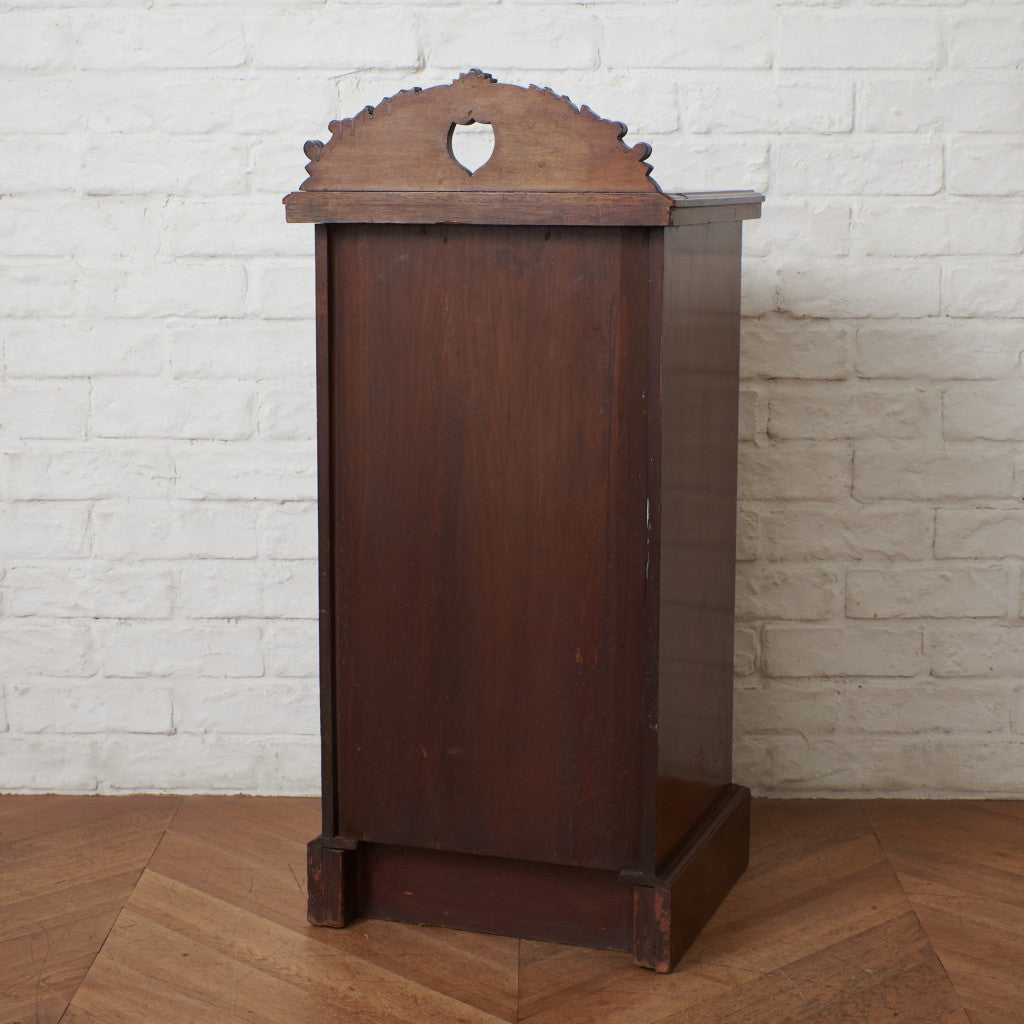 英国アンティーク ウォールナット材 スモールキャビネット