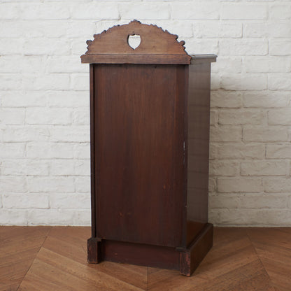 英国アンティーク ウォールナット材 スモールキャビネット