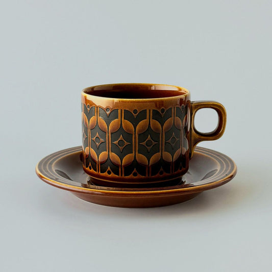 HEIRLOOM エアルーム カップ&ソーサー Autumn brown