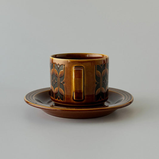 HEIRLOOM エアルーム カップ&ソーサー Autumn brown