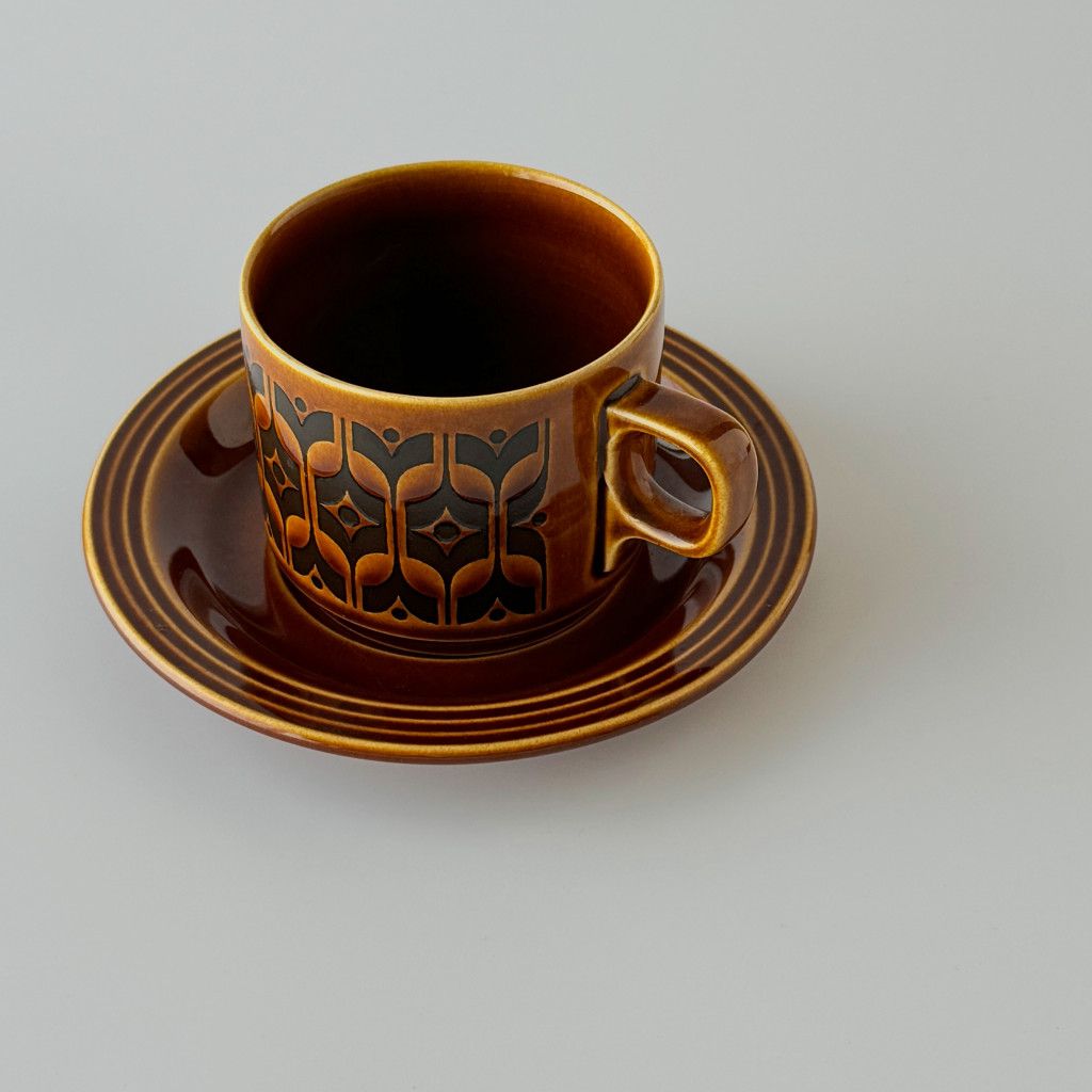 HEIRLOOM エアルーム カップ&ソーサー Autumn brown