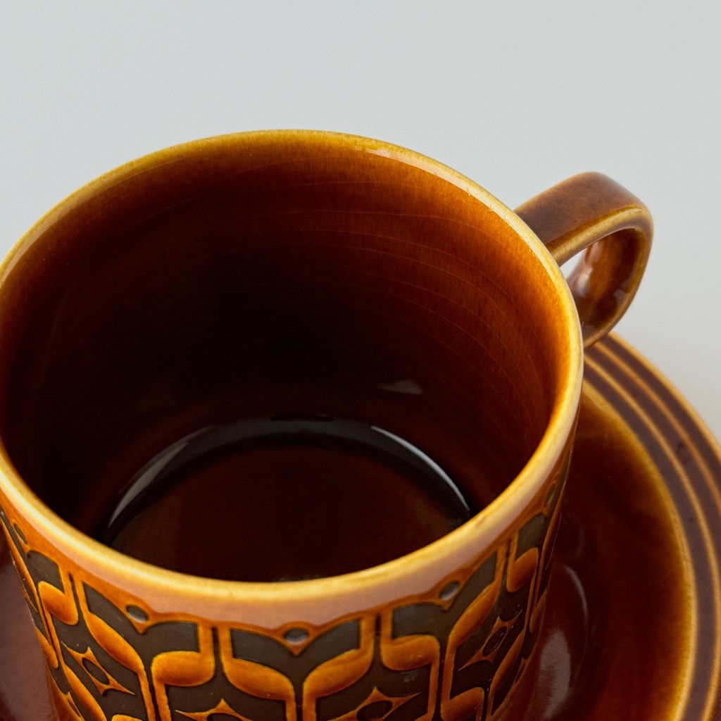 HEIRLOOM エアルーム カップ&ソーサー Autumn brown