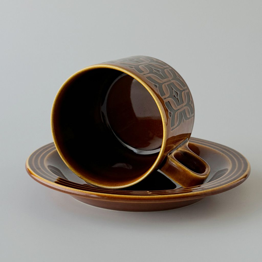 HEIRLOOM エアルーム カップ&ソーサー Autumn brown