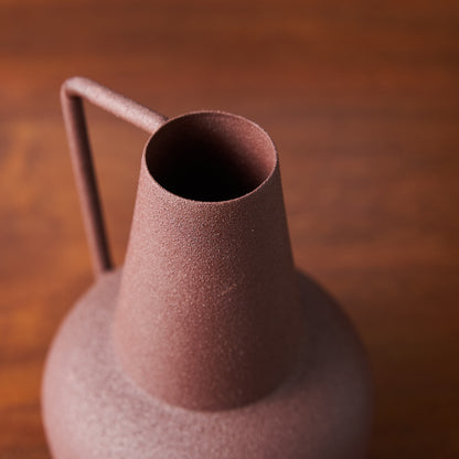 アイアンフラワーベース チョコブラウン