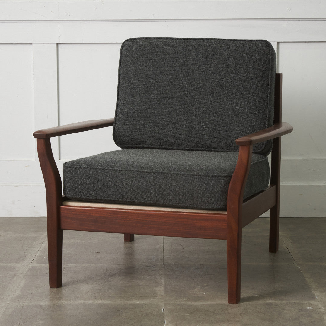 M▼アンティーク ヴィンテージ イージーチェア スリッパ―チェア UD2050/北欧ヴィンテージイージーチェア