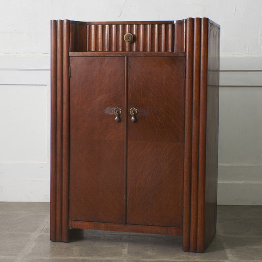 英国アンティーク アールデコ様式キャビネット