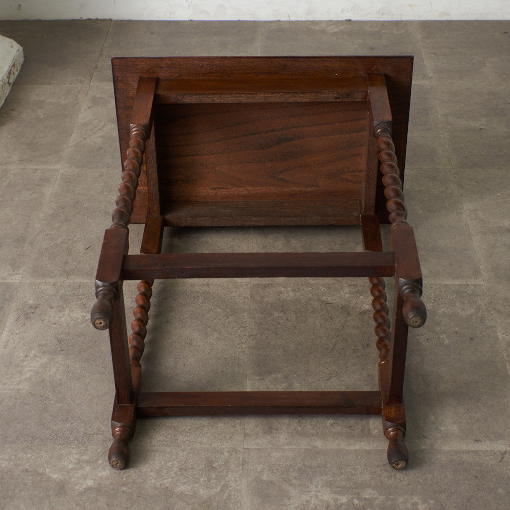 英国クラシック バーリーシュガーツイスト サイドテーブル