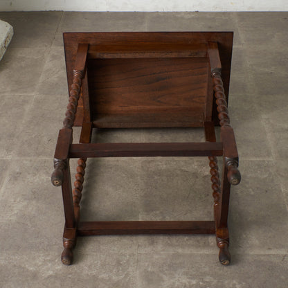 英国クラシック バーリーシュガーツイスト サイドテーブル