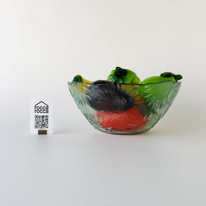 ヴィンテージ MURANO ガラスフルーツボウルセット