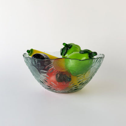 ヴィンテージ MURANO ガラスフルーツボウルセット