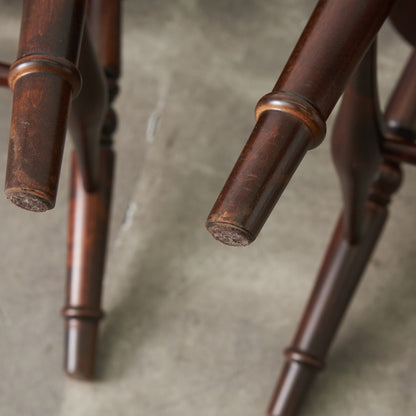 ラウンドテーブル ＆ アームチェア2脚 3点セット