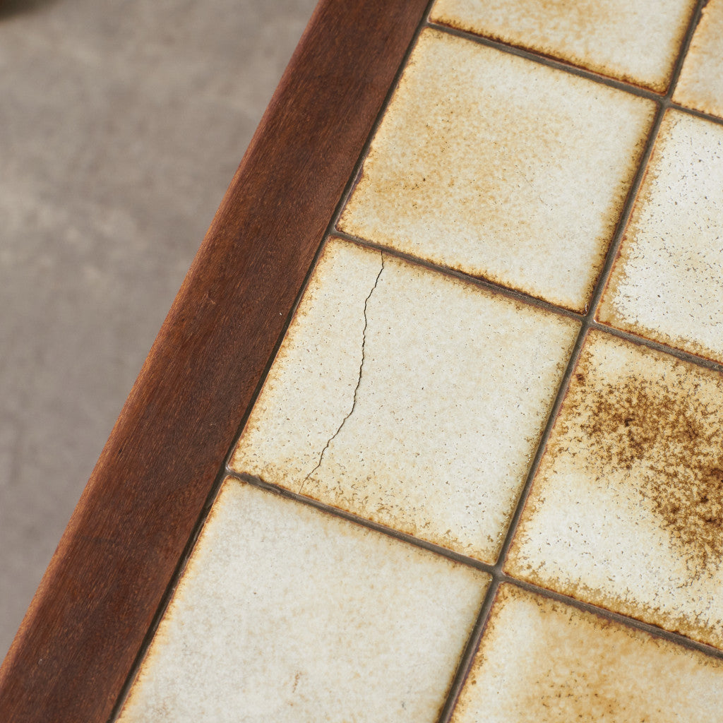 ヴィンテージ タイルトップ ネストテーブル (3585D)