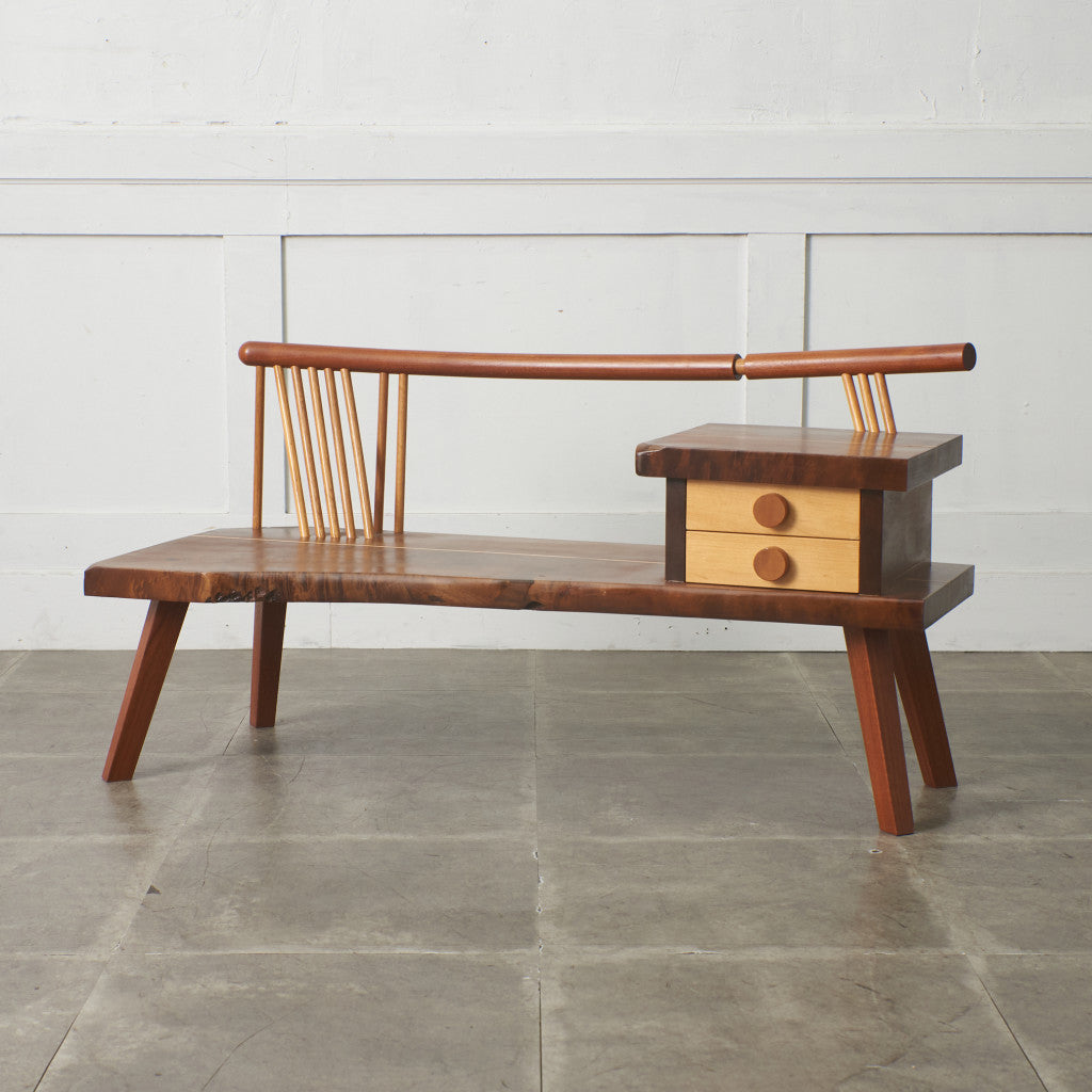 作家物 無垢材 ベンチ