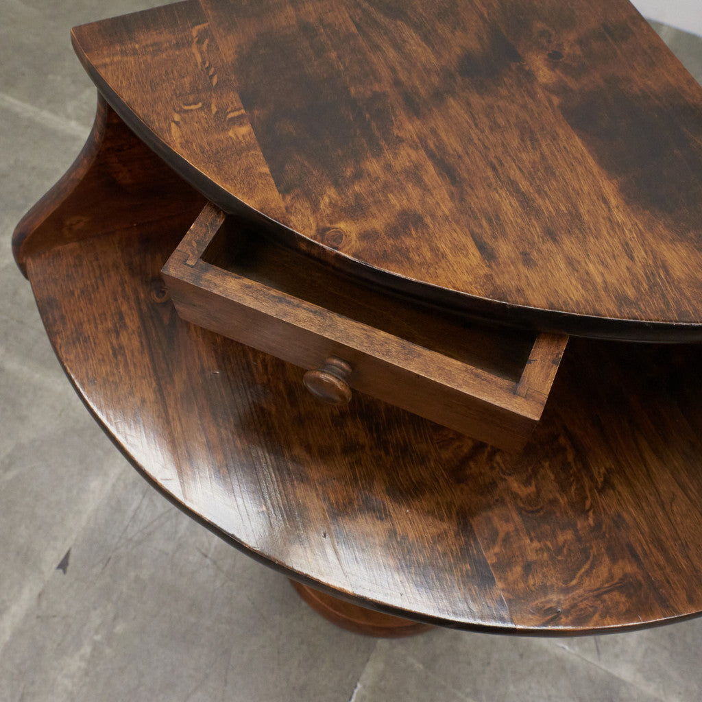 イタリア製 コーナーサイドテーブル